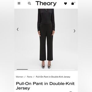 Theory Pull On Stretch Pants